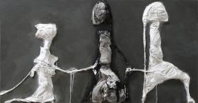 Der schwarze Meister 107 x 57 cm | 2016